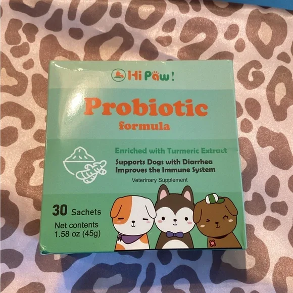 Hi PAW! Dog Probiotics Powder Turmeric 30 Packs**Made in USA - BRAND NEW! - Picture 2 of 7